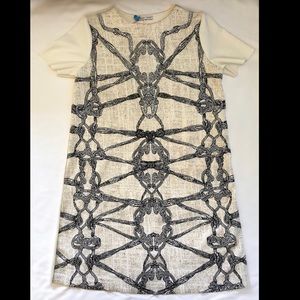 Zara pattern mini dress